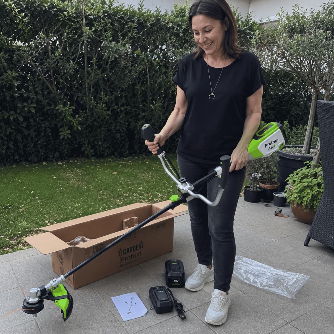 decespugliatore 48V doppia batteria