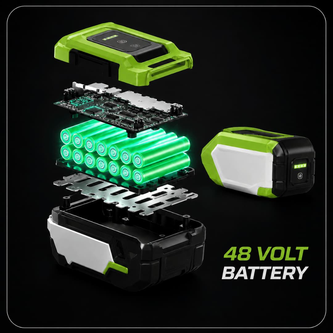 decespugliatore 48V doppia batteria